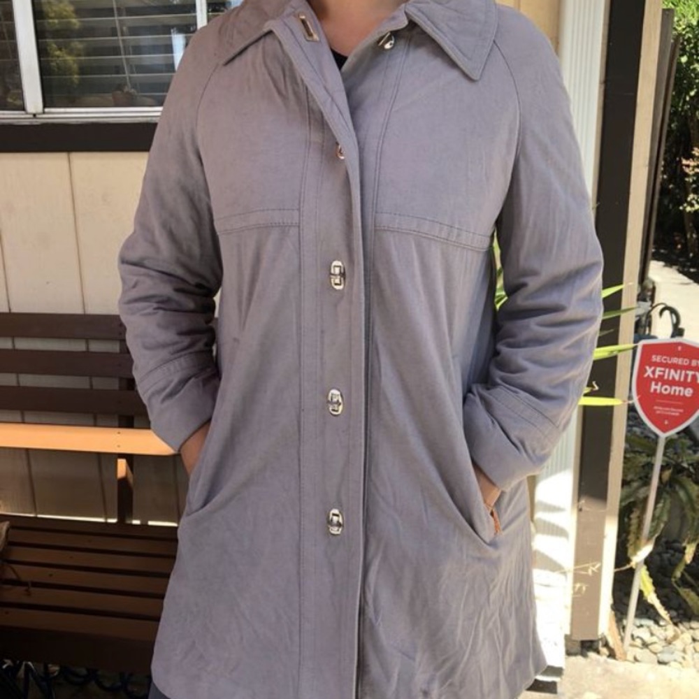 Gray coat